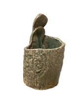 Load image into Gallery viewer, Green glaze, Circle people figure, Marshall's Miniatures
