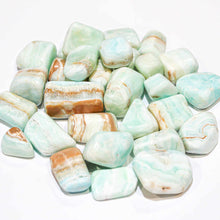 Load image into Gallery viewer, Caribbean Calcite Tumbled Pocket Stone