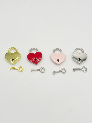Heart Lock with key