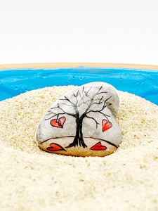 Tree with broken hearts