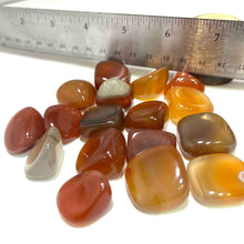 Load image into Gallery viewer, Carnelian Tumbled Pocket Stone (B)