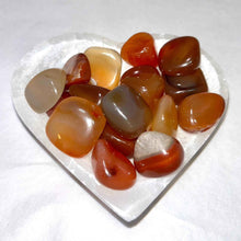 Load image into Gallery viewer, Carnelian Tumbled Pocket Stone (B)