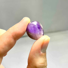 Load image into Gallery viewer, Amethyst Tumbled Pocket Stone