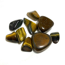Load image into Gallery viewer, Tiger Eye Tumbled Pocket Stone