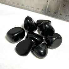 Load image into Gallery viewer, Black Obsidian Tumbled Pocket Stone