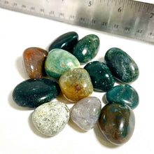 Load image into Gallery viewer, Moss Agate Tumbled Pocket Stone