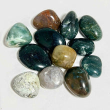 Load image into Gallery viewer, Moss Agate Tumbled Pocket Stone