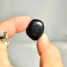 Load image into Gallery viewer, Black Obsidian Tumbled Pocket Stone
