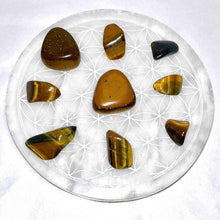 Load image into Gallery viewer, Tiger Eye Tumbled Pocket Stone
