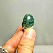 Load image into Gallery viewer, Moss Agate Tumbled Pocket Stone