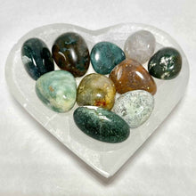 Load image into Gallery viewer, Moss Agate Tumbled Pocket Stone