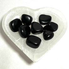 Load image into Gallery viewer, Black Obsidian Tumbled Pocket Stone