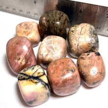 Load image into Gallery viewer, Rhodonite Tumbled Pocket Stone