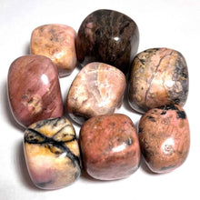 Load image into Gallery viewer, Rhodonite Tumbled Pocket Stone