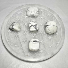 Load image into Gallery viewer, White Howlite Tumbled Stone