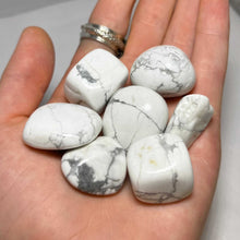 Load image into Gallery viewer, White Howlite Tumbled Stone