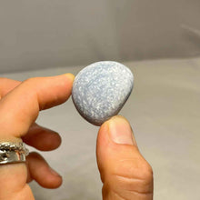 Load image into Gallery viewer, Angelite Tumbled Pocket Stone