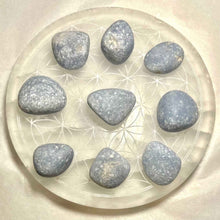 Load image into Gallery viewer, Angelite Tumbled Pocket Stone