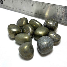 Load image into Gallery viewer, Pyrite Tumbled Stone