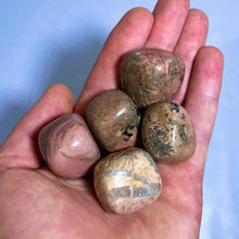 Load image into Gallery viewer, Rhodonite Tumbled Pocket Stone