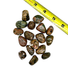 Load image into Gallery viewer, Rainforest Rhyolite Tumbled Stone - The Stone of Joy and Balance