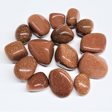 Load image into Gallery viewer, Goldstone Tumbled Stone