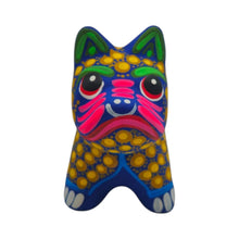 Load image into Gallery viewer, Alebrije Bulldog Figurine | Colorful Floral Design