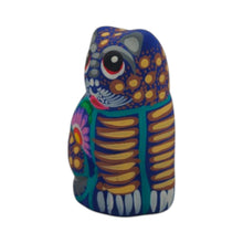 Load image into Gallery viewer, Alebrije Cat Figurine | Hand-Painted Mexican Folk Art