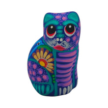 Load image into Gallery viewer, Alebrije Cat Figurine | Hand-Painted Mexican Folk Art