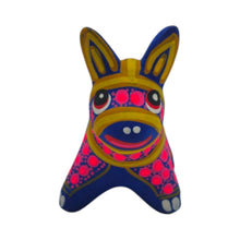 Load image into Gallery viewer, Alebrije Donkey Figurine | Hand-Painted Mexican Folk Art