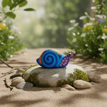 Load image into Gallery viewer, Alebrije Snail Figurine | Colorful Hand-Painted Design