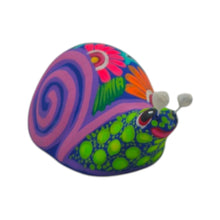 Load image into Gallery viewer, Alebrije Snail Figurine | Colorful Hand-Painted Design