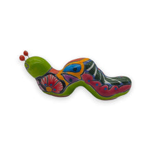 Load image into Gallery viewer, Colorful Talavera Caterpillar | Mexican Ceramic Figurine
