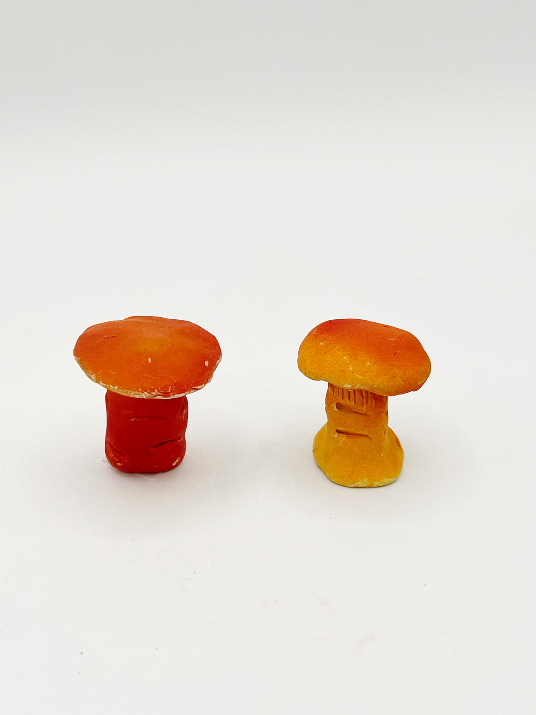 Mushroom collection: red and orange