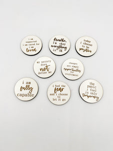 Truth Tokens/Anxiety Calming Tokens - Set of 8
