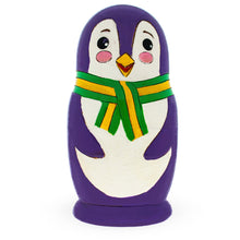 Load image into Gallery viewer, Penguin Family Nesting Dolls
