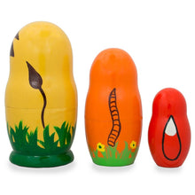 Load image into Gallery viewer, Nesting Dolls:  Set of 3 Lion, Tiger, and Fox