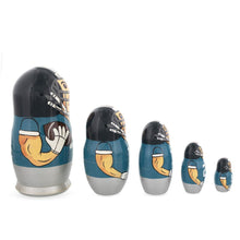 Load image into Gallery viewer, Football Wooden Nesting Dolls