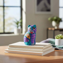 Load image into Gallery viewer, Alebrije Cat Figurine | Hand-Painted Mexican Folk Art