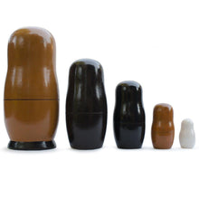 Load image into Gallery viewer, 5 Dogs Wooden Nesting Figurines 6.5 Inches