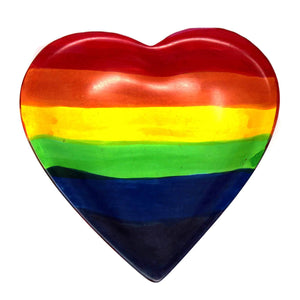 Rainbow Heart Bowl