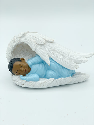 Baby in angel wings