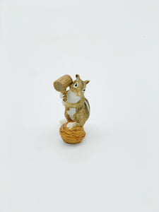 Chipmunk with mallet