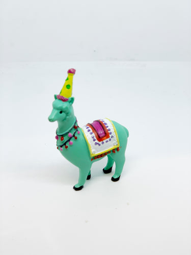 Llama with party hat