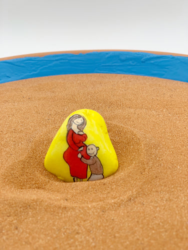 Pregnant mother and child