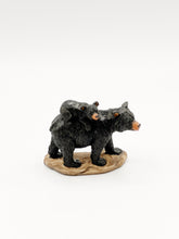 Load image into Gallery viewer, Black bear mom and cub