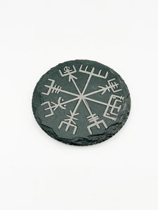 Vegvisir Engraved Slate Coaster