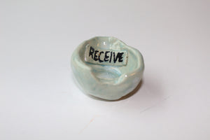 Receive and Release pinch pot